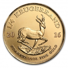 Золотая инвестиционная монета ЮАР "Крюгерранд" Krugerrand gold 7,78 грамм 1/4 oz